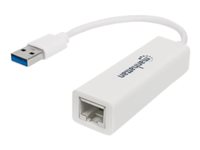 Manhattan Netværksadapter SuperSpeed USB 3.0 1Gbps Kabling