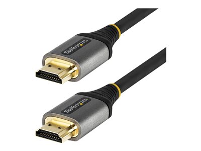 StarTech.com 20in (0.5m) Premium Certified HDMI 2.0 Cable with Ethernet, High-Speed Ultra HD 4K 60Hz HDMI Cable HDR10, ARC, HDMI Cord For Ultra HD Monitors, TVs, Displays, w/ TPE Jacket