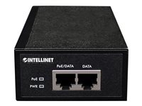Intellinet Gigabit High-Power PoE+ Injector, 1 x 30 W, IEEE 802.3at/af Power over Ethernet (PoE+/PoE) (UK Power Cord) - PoE injector - 30 Watt