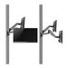 SIIG High Premium Aluminum Gas Spring Wall Mount Dual Monitor 17 to 32