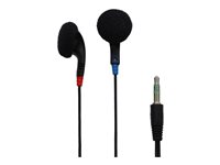AVID JS-75 Earphones ear-bud wired 3.5 mm jack black