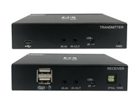 Eaton Tripp Lite Series DisplayPort to HDMI over Cat6 Extender Kit with KVM Support, 4K 60Hz, 4:4:4, USB, PoC, HDCP 2.2, up to 230 ft., TAA - video/audio extender - HDMI, DisplayPort - TAA Compliant