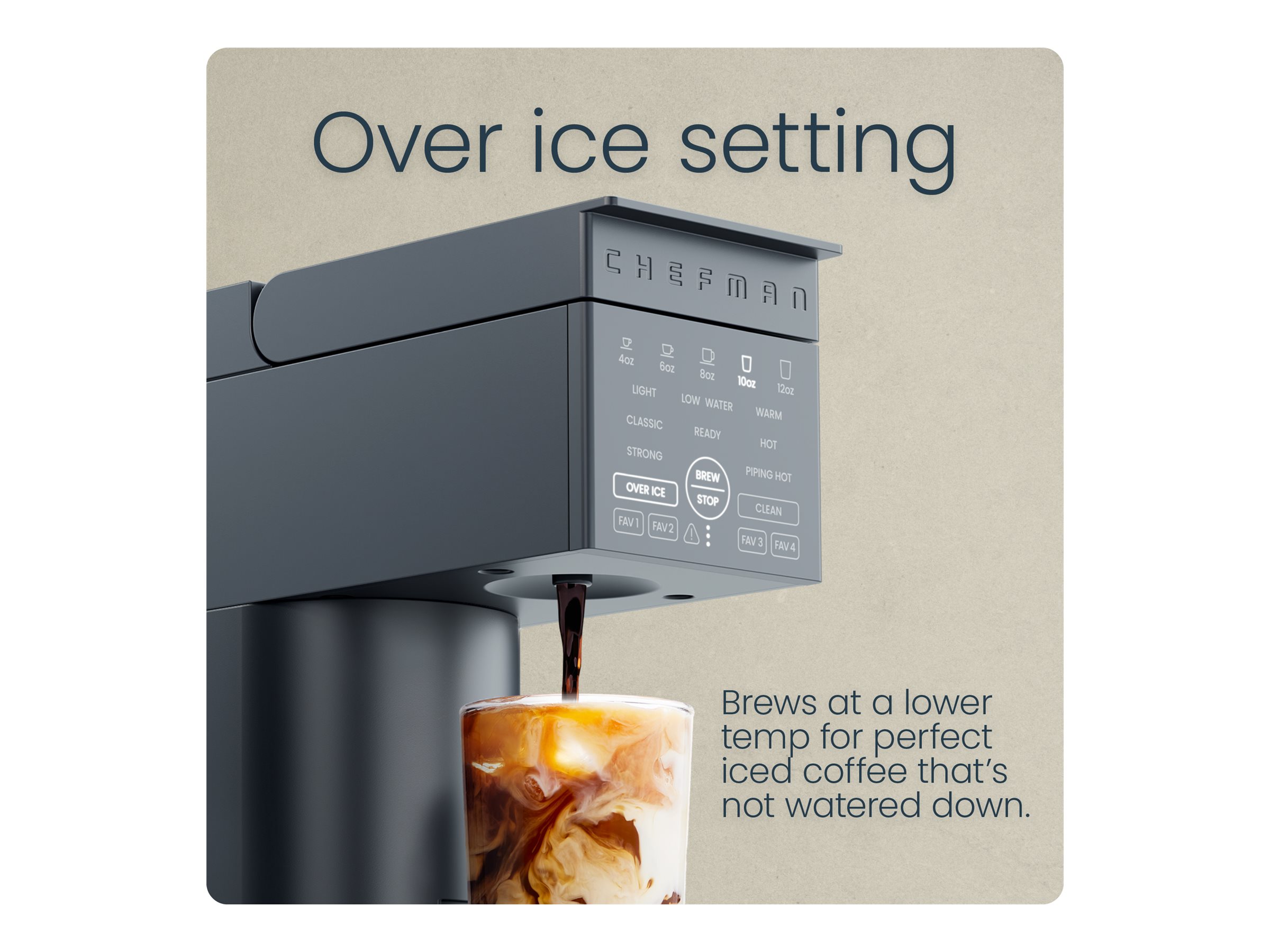 Chefman Caffeinator Coffee Maker - Midnight - RJ14-DB-MID-CA