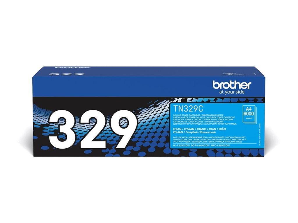 Brother Tn329c Cyan Original Toner Cartridge