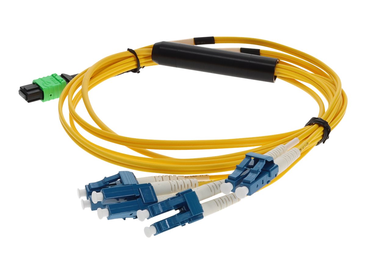 AddOn - Patch cable - MPO/UPC single-mode (F) to LC/UPC single-mode (M)