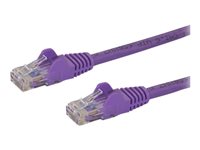 StarTech.com 7m CAT6  Cable - Purple Snagless  CAT 6 Wire - 100W  RJ45 UTP 650MHz Category 6 Network Patch Cord UL/TIA (N6PATC7MPL) CAT 6 Ikke afskærmet parsnoet (UTP) 7m Patchkabel Lilla