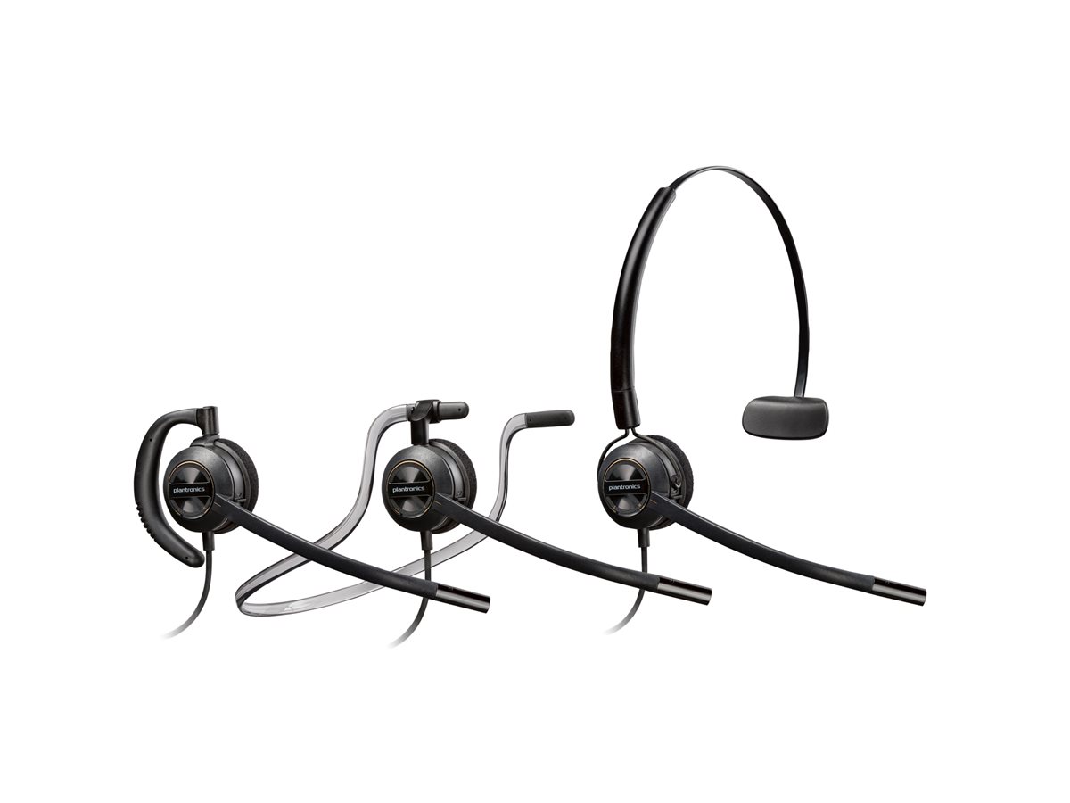 Poly EncorePro 540 Convertible Headset +Quick Disconnect EMEA-INTL English Loc-Euro plug – foto 6