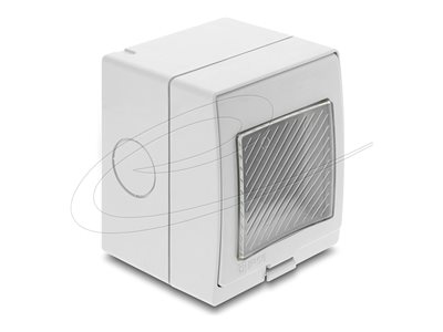 DELOCK Easy 45 Aufputzgehäuse IP55 wasserfest 2 Port