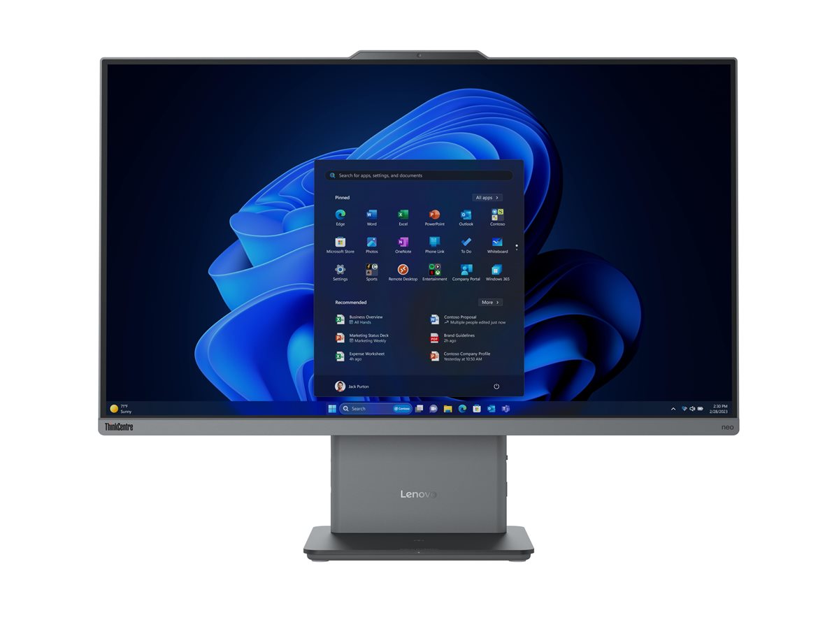 Lenovo ThinkCentre neo 50a 27 G5 - vše v jednom Core 5 210H 2.2 GHz - 16 GB - SSD 512 GB - LED 27" - česká/slovenská – foto 3