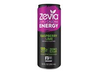 Zevia Energy Drink - Raspberry Lime - 355ml
