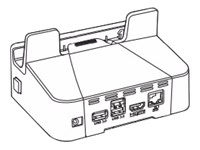 Zebra Rugged Communication and Charge Cradle - Docking cradle - USB / Ethernet - for Zebra ET51, ET51 Integrated Scanner Kit, ET56, ET56 Enterprise Tablet