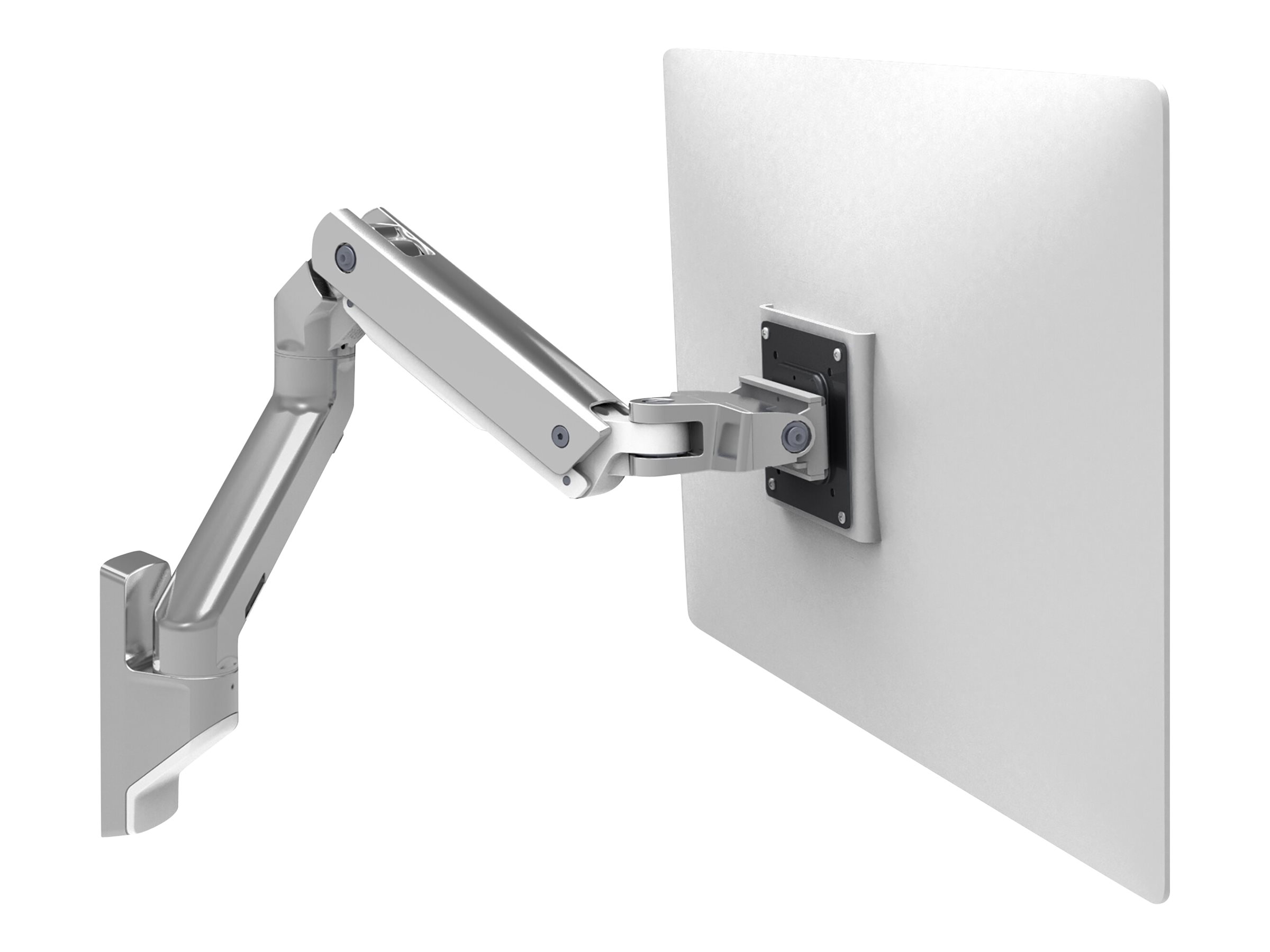 Ergotron HX Wall Mount Monitor Arm mounting kit for Monitor polished Schematic image Left-angle 68800