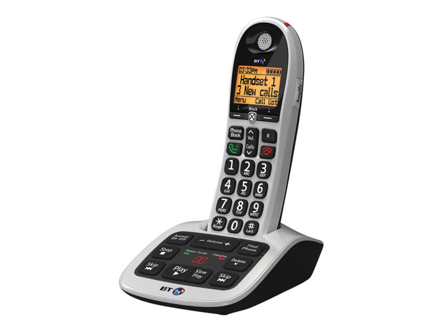Bt 4600 Advanced Nuisance Call Blocker Single Cordless Phone Answering System With Caller Id 3 Way Call Capability