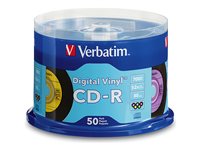 Verbatim Digital Vinyl CD-R 50 x CD-R 700 MB (80min) 52x spindle