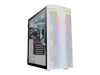 Thermaltake H Series H590 TG Snow ARGB Tårn Udvidet ATX Ingen strømforsyning Hvid