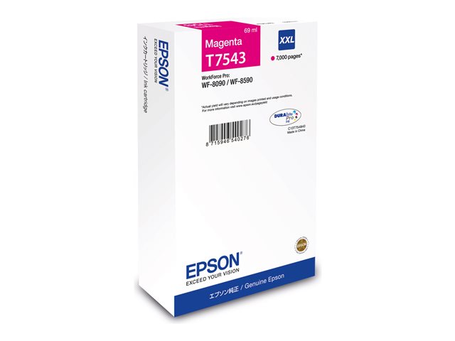 EPSON WF-8090/WF-8590 Ink Magenta XXL C13T75434N
