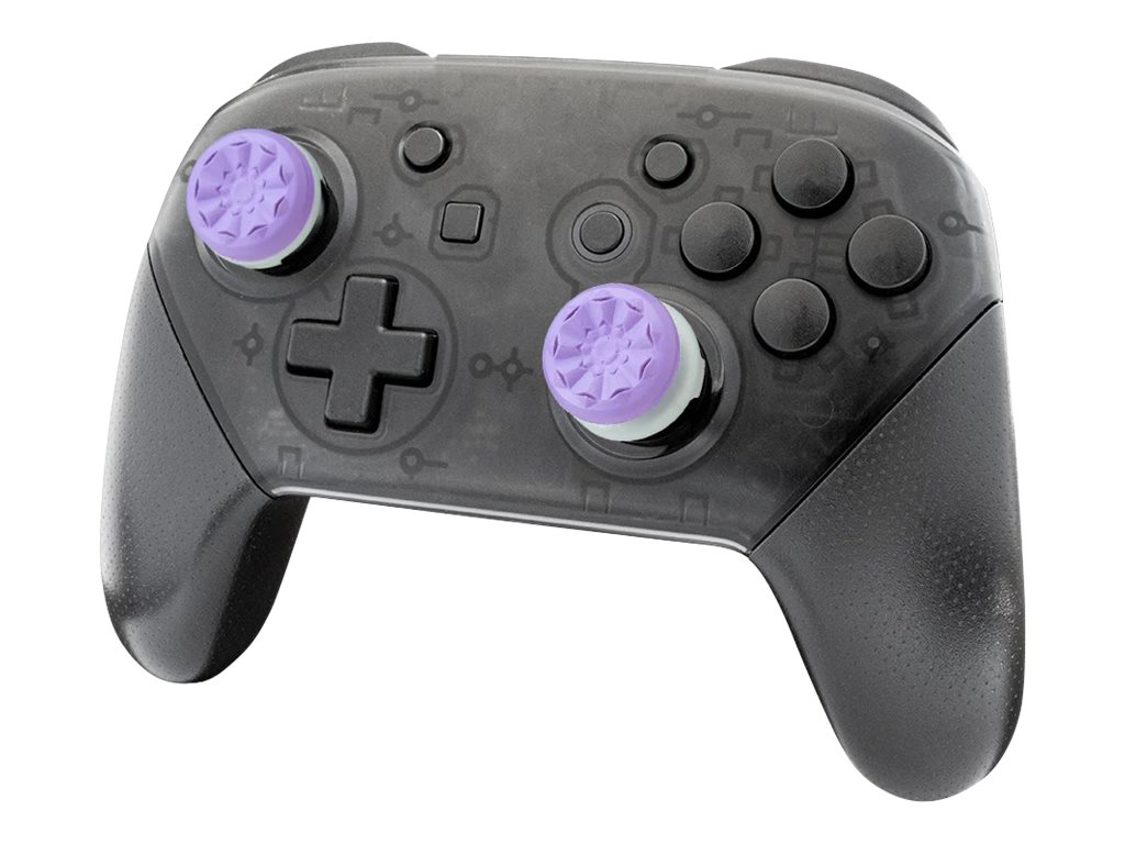 KontrolFreek FPS Freek Galaxy Gamepad Attachment Tip Pads for NINTENDO  Switch Pro Controller - Purple On Silver - 2807-NP