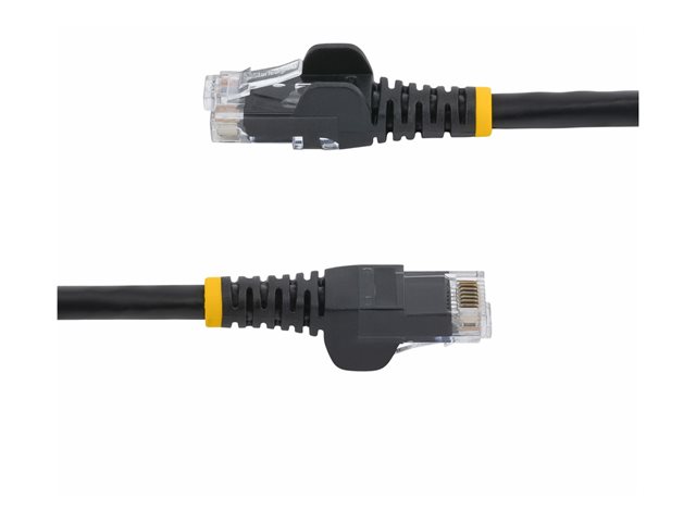 Startech 100ft CAT6 Ethernet Cable, 10 Gigabit Snagless RJ45 650MHz 100W PoE Patch Cord, CAT 6 10GbE UTP Network Cable w/Strain Relief, Black, Wiring 