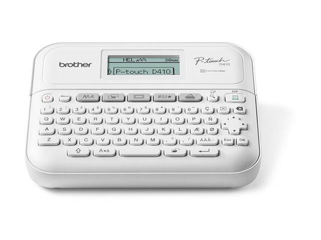 Brother P-Touch PT-D410VP - tiqueteuse - Noir et blanc - transfert thermique