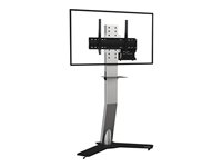 AXEOS EKINOX - Chariot - pour systme de vidoconfrence / cran LCD - stainless steel, aluminium, acier peint, plexiglas - noir, noir mat, inox bross - Taille d'cran : 65