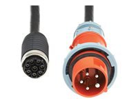 Eaton - Câble d'alimentation - IEC 60309 516P6W (M) pour Souriau UTG (F) - AC 230/400 V / AC 240/415 V 