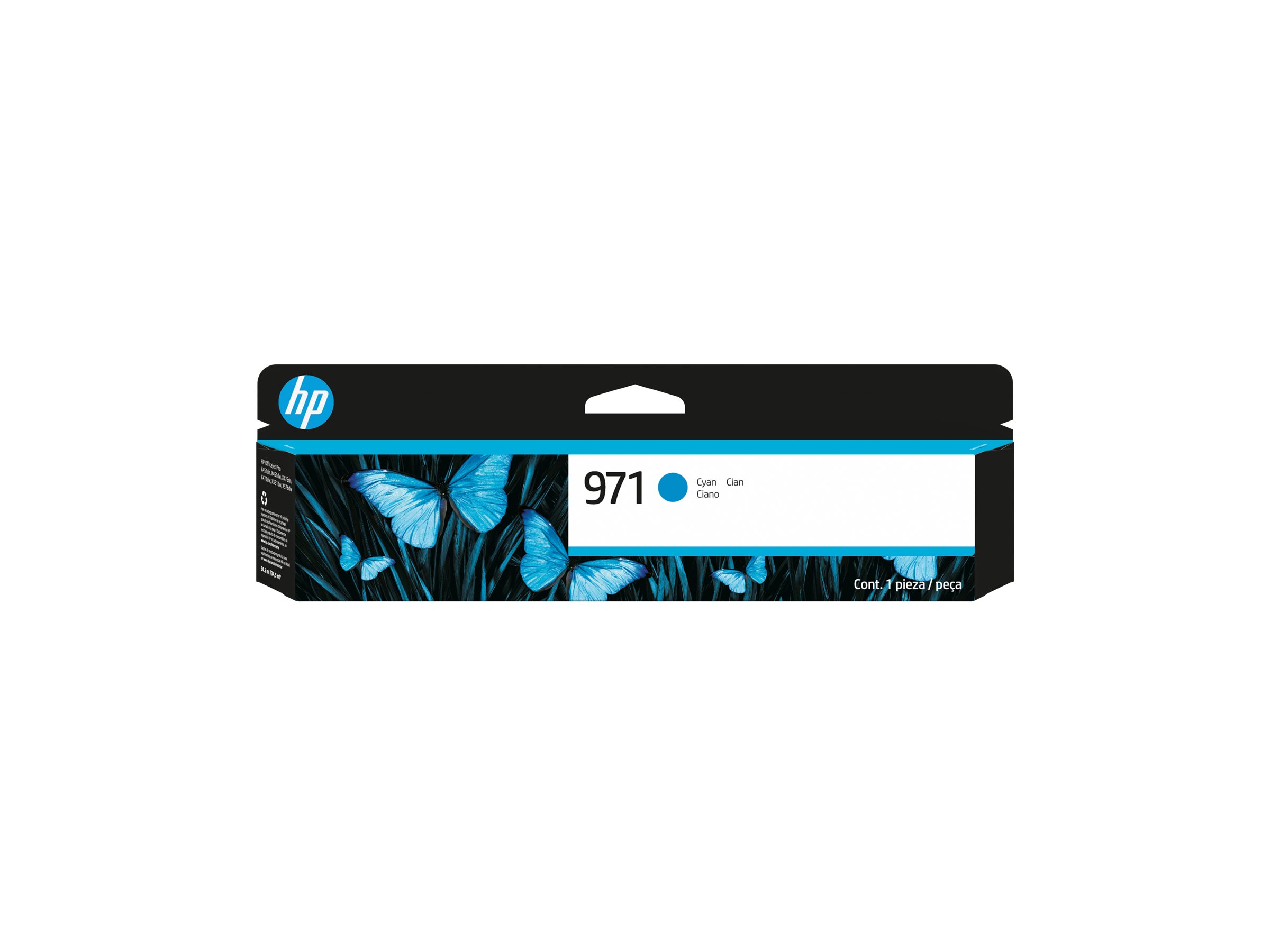 HP 971 - 24.5 ml - cyan