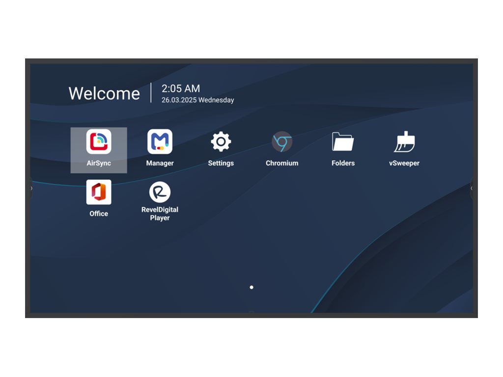 An image of ViewSonic CDE6531-1C CDE31 Series - 65" LED-backlit LCD display - 4K - for digital signage