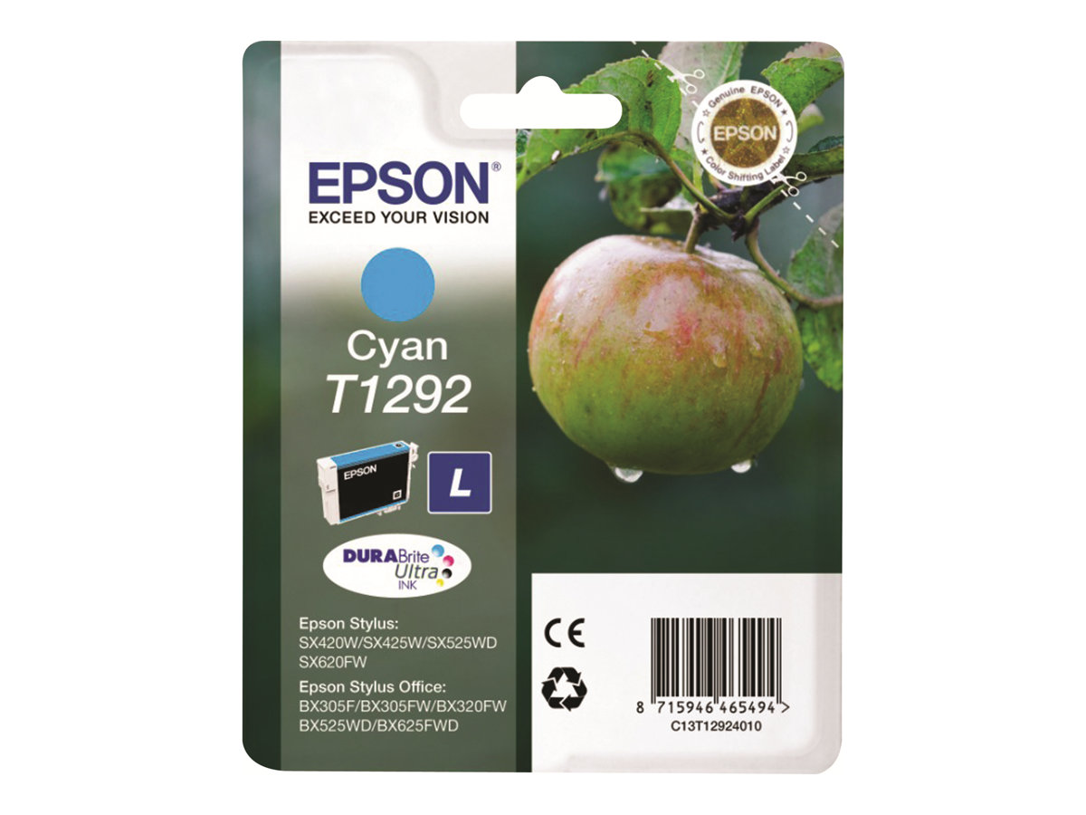 Epson T1292 - velikost L - azurová - originální - inkoustová cartridge – foto 2