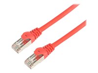 Prokord CAT 6a Kabel med afskærmning med folie og kobberfletning (SFTP 10m Netværkskabel Rød 