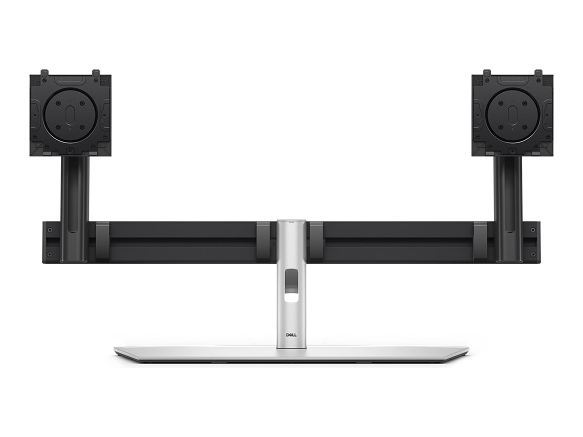 Dell Pro MDS26 stand Quick Release for 2 monitors black Product shot Front 79800