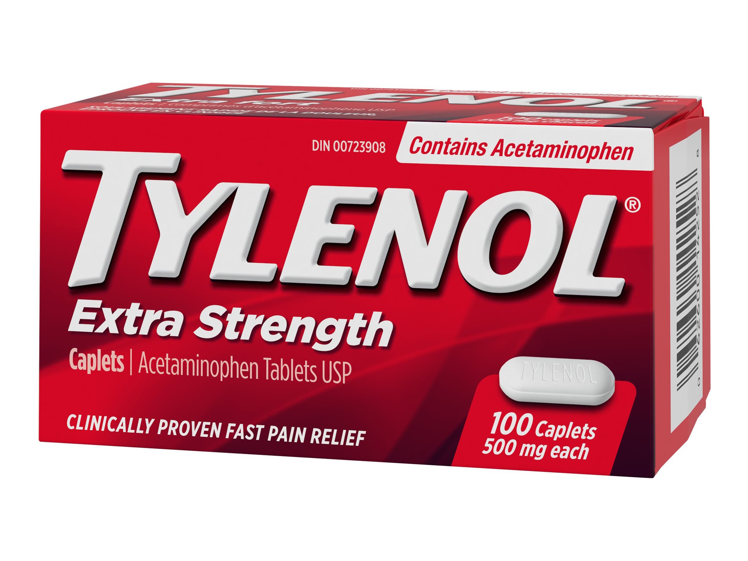 Tylenol* Caplets - Extra Strength - 500mg - 100s