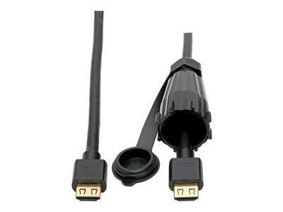 Tripp Lite HDMI Cable High-Speed IP68 Connector Industrial Ethernet M/M 3ft