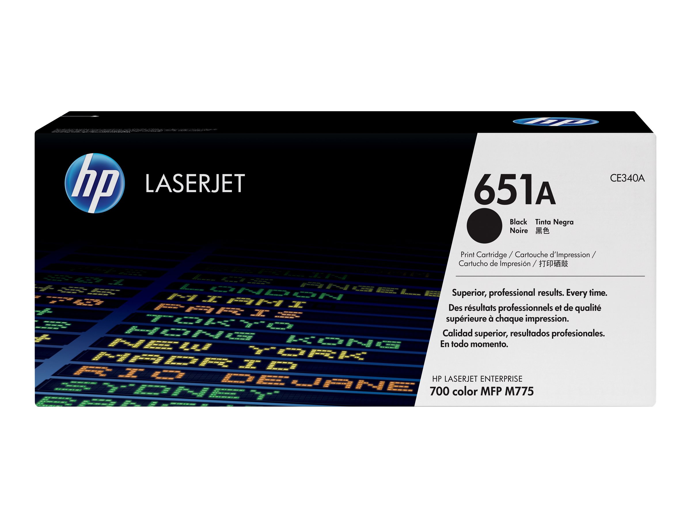 Hp 651a Black Original Laserjet Toner Cartridge Ce340a Hp 651a Black Original Laserjet Toner Cartridge Ce340a