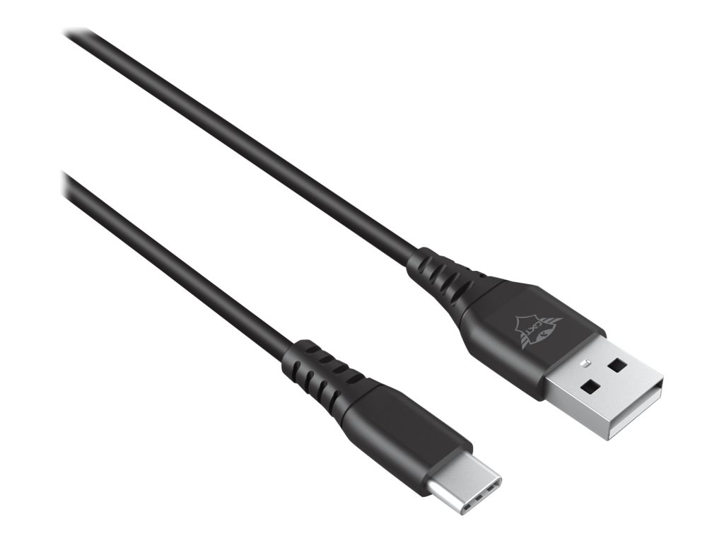 Trust GXT USB 2.0 USB Type-C kabel 3m Sort