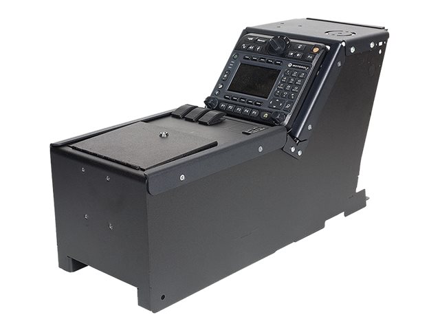 Gamber-Johnson - Mounting component (fasteners, console box, 3 faceplates, 3 filler panels)