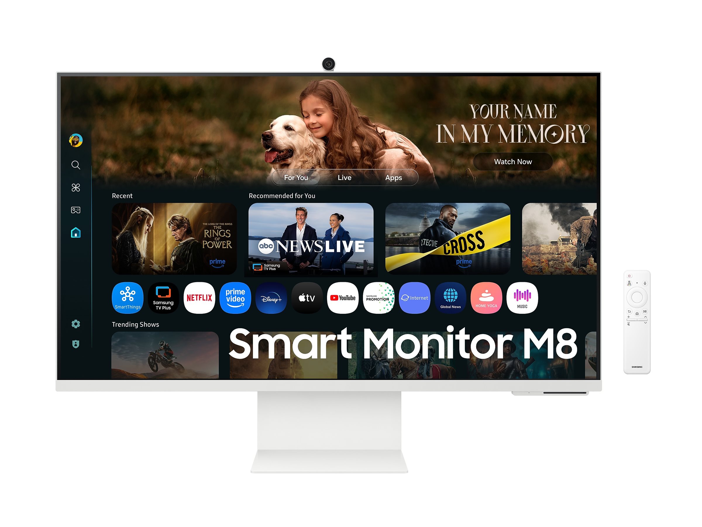 Samsung S32FM803UE M80F Series LED monitor 32 Product shot Back 79000