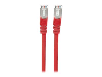 Intellinet Network Patch Cable, Cat5e, 5m, Red, CCA, SF/UTP, PVC, RJ45, Gold Plated Contacts, Snagless, Booted, Lifetime Warranty, Polybag