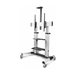 StarTech.com Rolling TV Cart/Stand On Wheels, Up to 100inch/220lb Screens