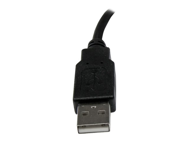 Image of StarTech.com 6in USB 2.0 Extension Adapter Cable A to A - M/F - USB extension cable - USB (M) to USB (F) - USB 2.0 - 5.9 in - black - USBEXTAA6IN - USB extension cable - USB to USB - 15 cm