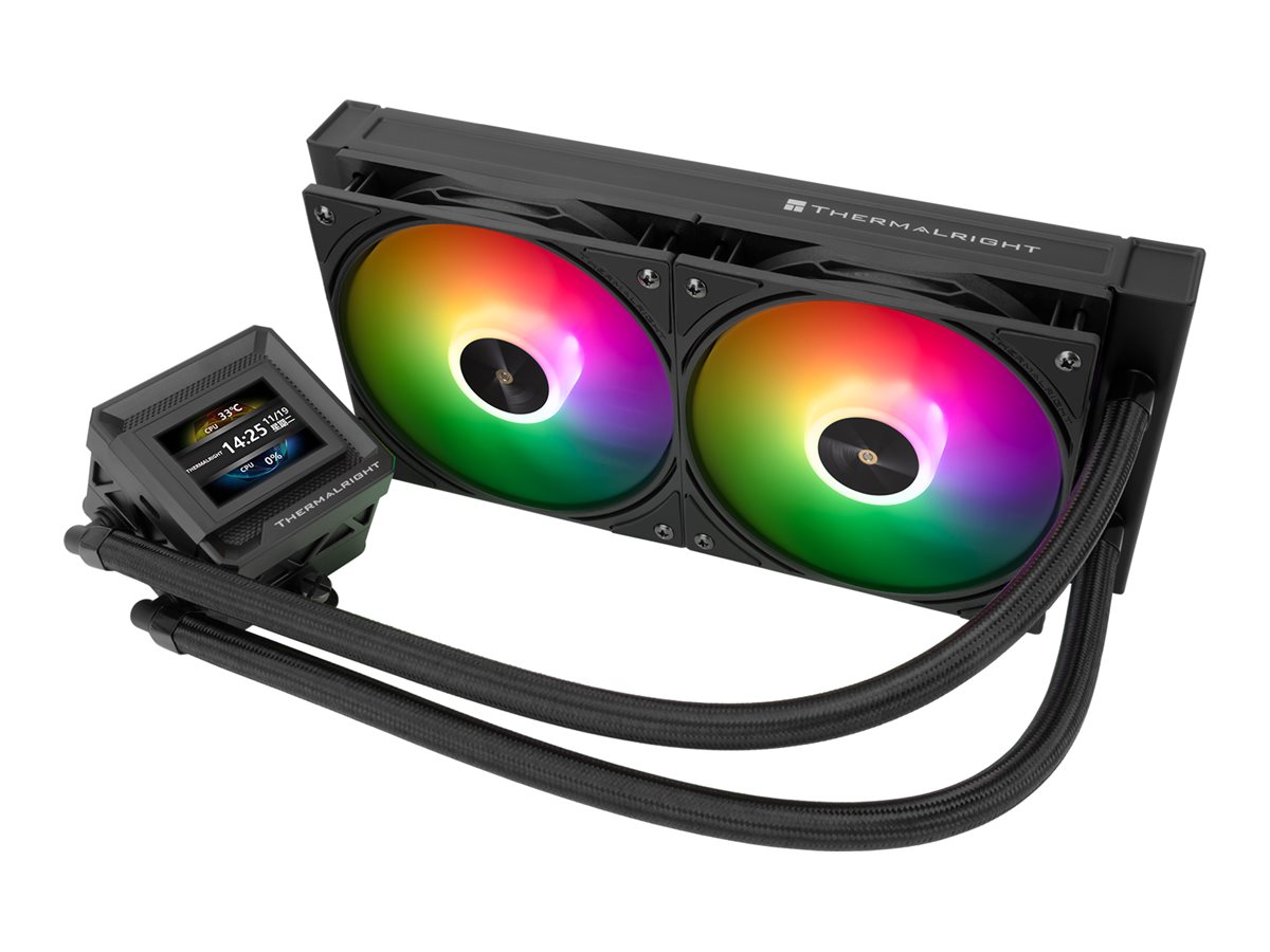 Thermalright Frozen Warframe 240 SE processor liquid cooling system Product shot Right-angle 79850