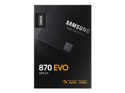 Product | Samsung 870 EVO MZ-77E500B - SSD - 500 GB - SATA 6Gb/s