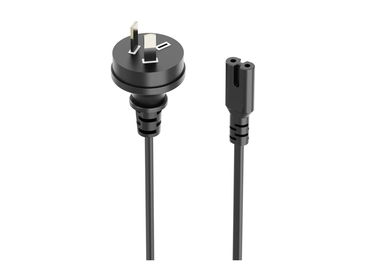 ALOGIC power cable power IEC 60320 C7 to power Australian 2-pin 2 Product shot Right-angle 79850