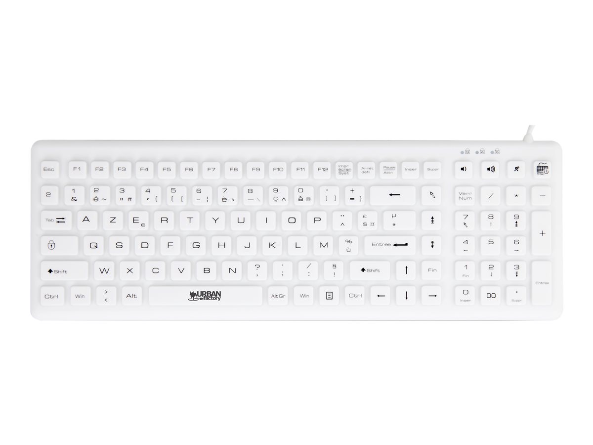 URBAN FACTORY Clavier en ABS et silicone