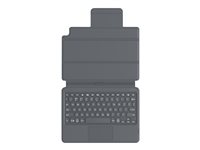 ZAGG Pro Keys Tastatur og folio-kasse 7 farver Trådløs Tysk