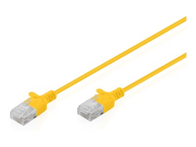 DIGITUS CAT 6 U-UTP 2m Yellow 10pcs Netzwerk-Zubehör