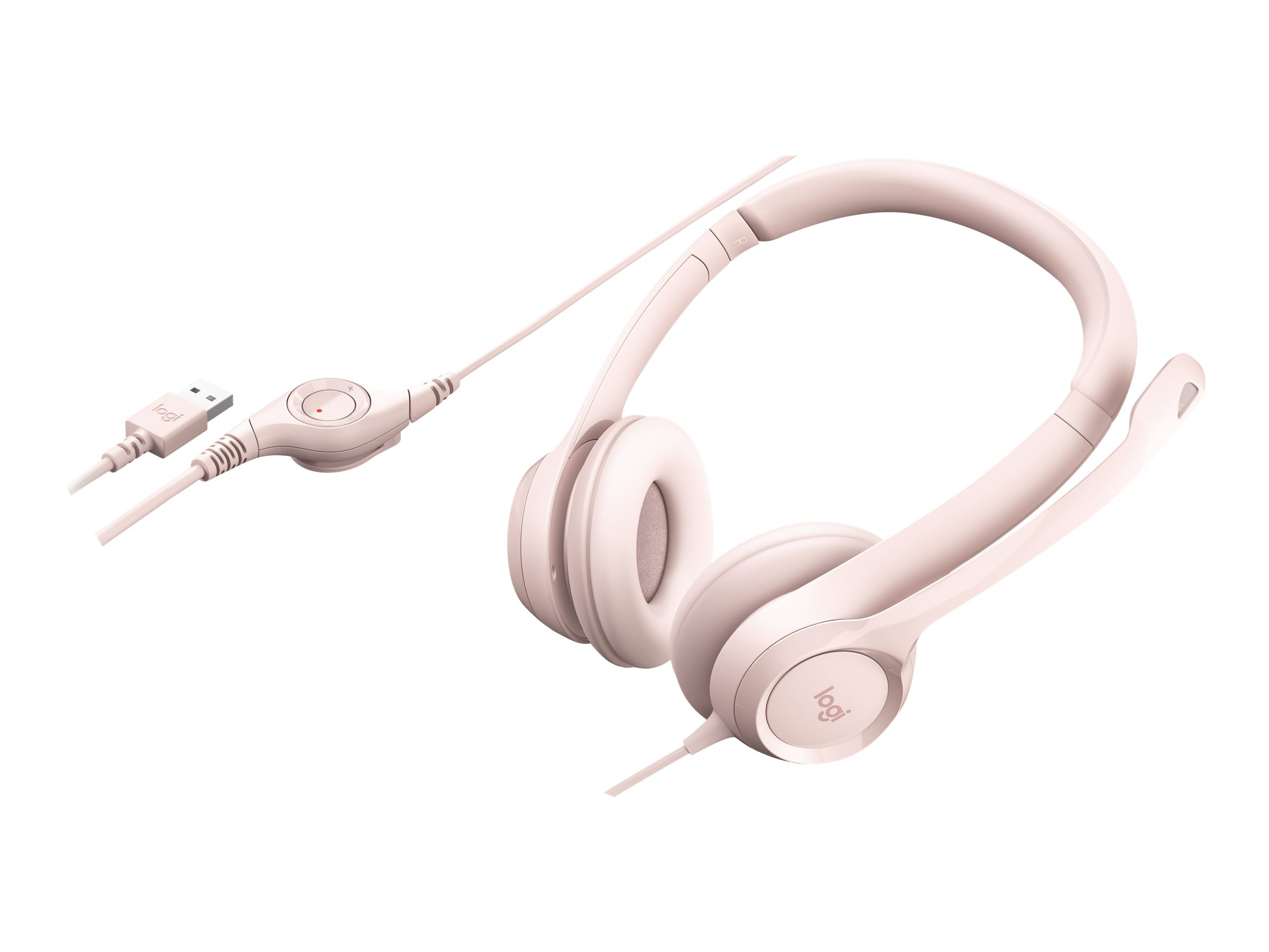 Logitech H390 headset Package view Back 62980