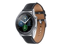Samsung Galaxy Watch 3 45 mm mystic silver smart watch with band leather display 1.4INCH 