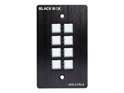Wall module remote control - 8 buttons - infrared