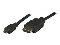 TECHly HDMI han -> Mikro HDMI han 3 m Sort