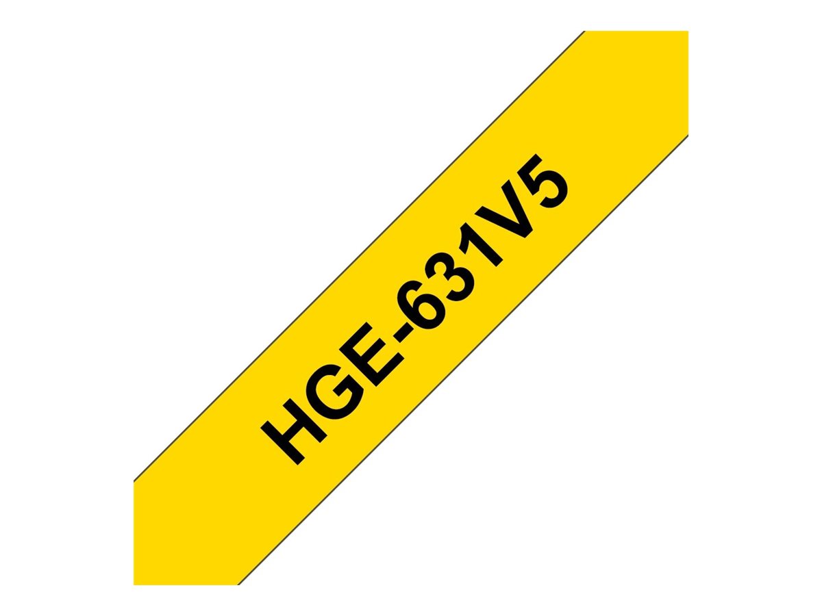 Brother HGE-631V5 - lamino páska - 5 kazeta/y - Role (1,2 cm x 8 m)